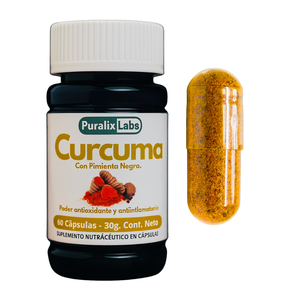 OFERTA 2X CAPSULAS DE CURCUMA CON PIMIENTA NEGRA - 100% NATURAL